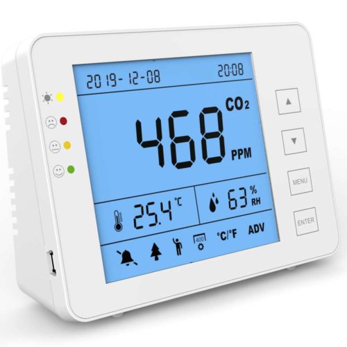 co2 monitor battery operated