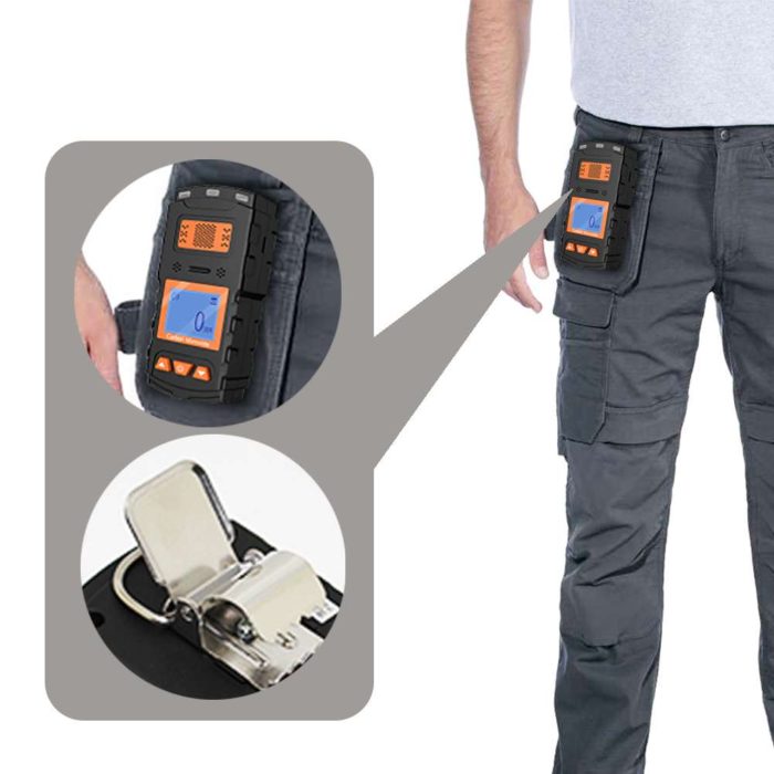 GZAIR X-1 Carbon Monoxide Detector with Visual, Audible, and Vibrating Alerts, Handheld CO Monitor, Portable CO Gas Alarm for Home and Travel, Battery Operated, Alarm Logger - Image 4