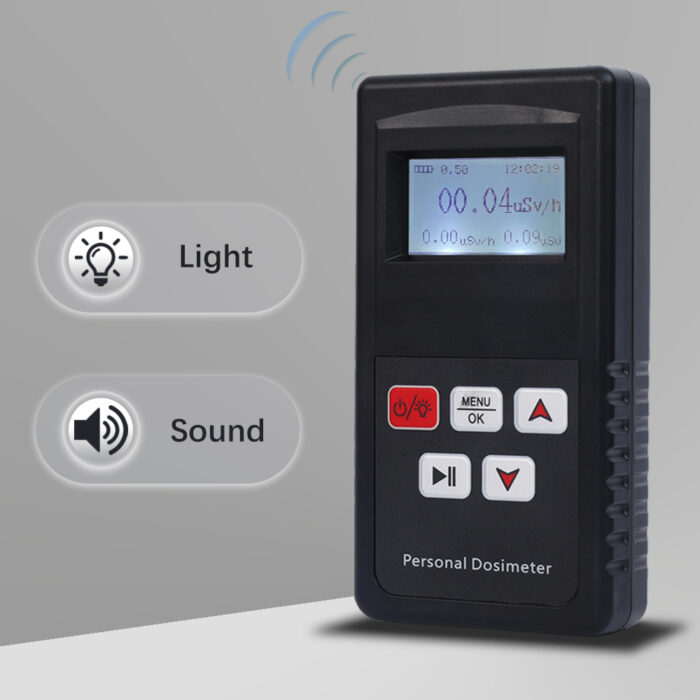 FS300 Geiger Counter Nuclear Radiation Detector Dosimeter, Portable Beta Gamma X-ray Radiation Meter Monitor - Image 4