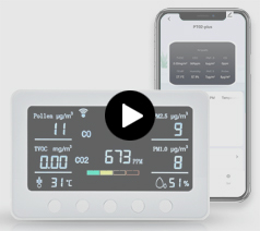 GZAIR PT02 PLUS AIR QUALITY MONITOR