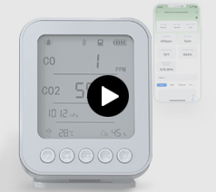 PT04 Smart Vehicle CO&CO2 Monitor